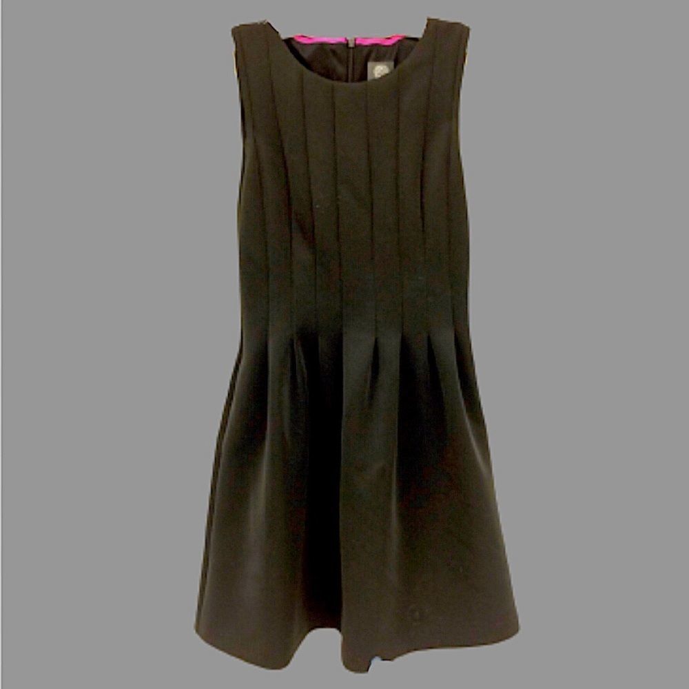 VINCE CAMUTO Womens Black Sleeveless Knee Length Dress Size 10